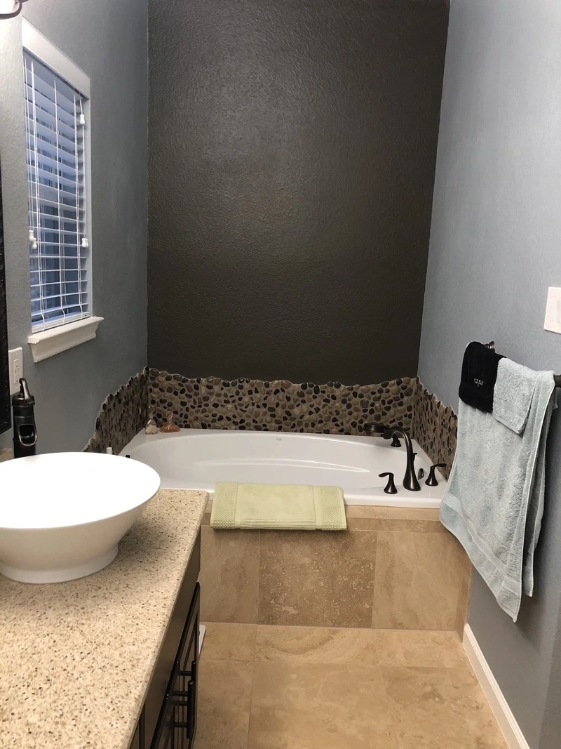 bathroom before