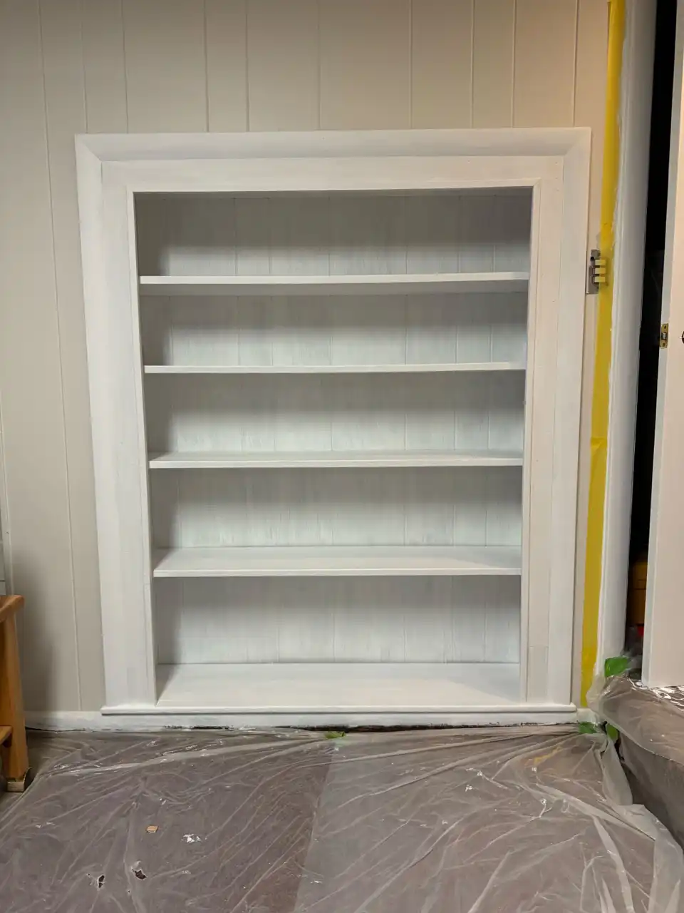 bookshelf after