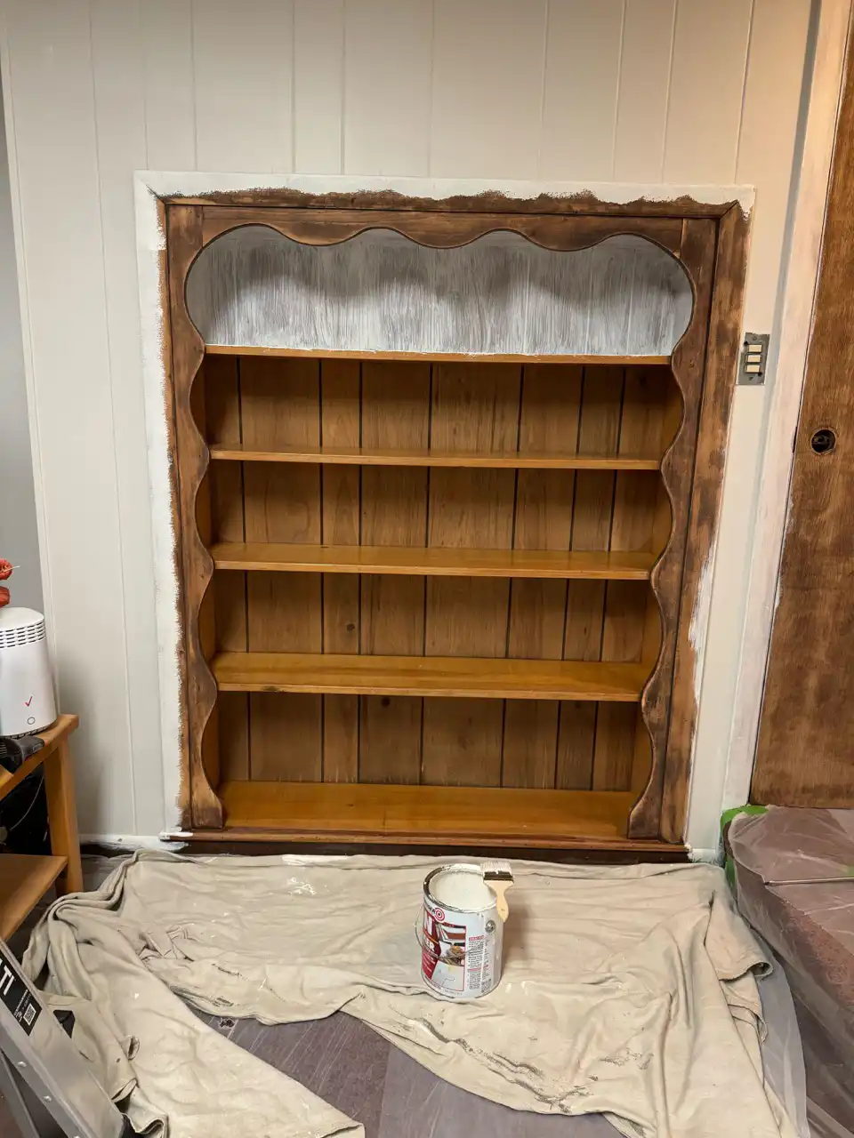 bookshelf before
