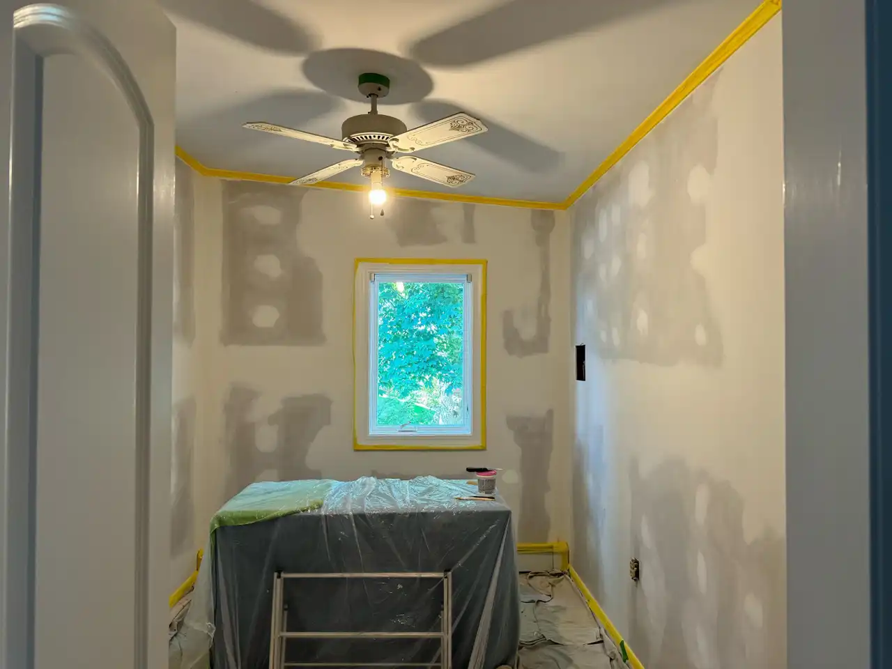 wall paint before